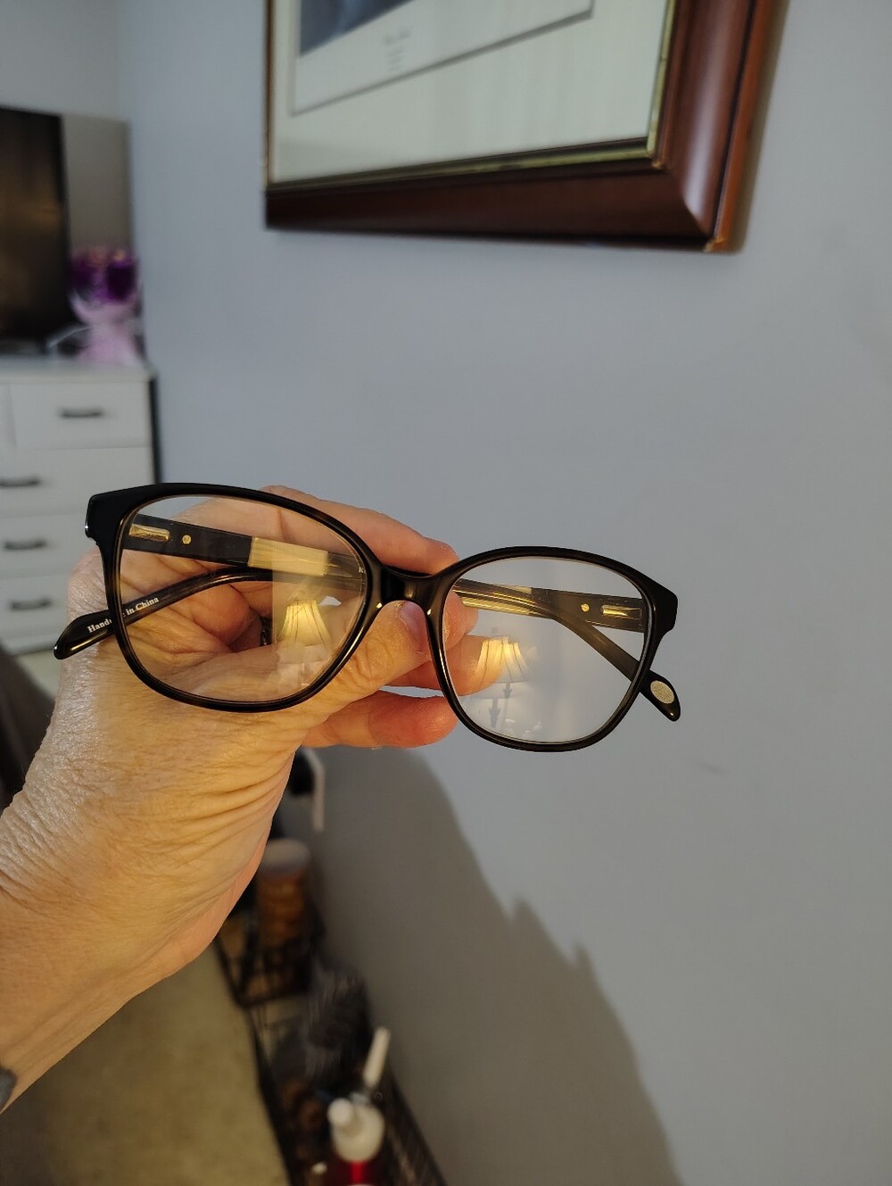 Vintage Laura Ashley Black Reading Glasses - Classic Full-Rim Design